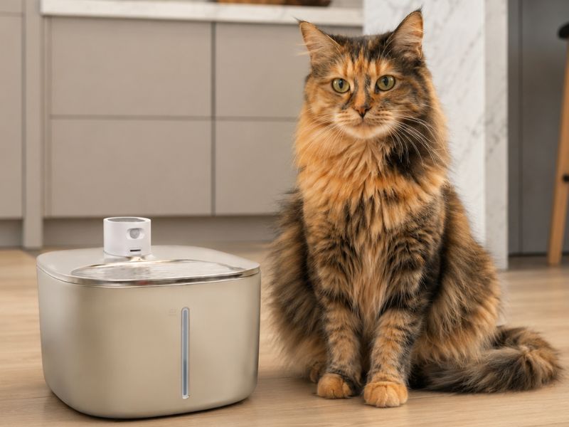 Fontaine à eau pour chat : pourquoi l'eau en mouvement attire davantage