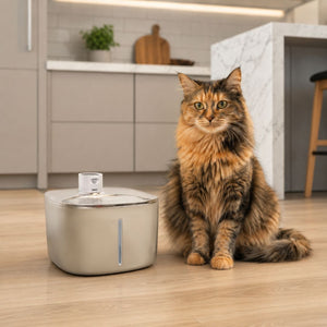 Fontaine à eau chat rechargeable sans fil 4L | SENSIA