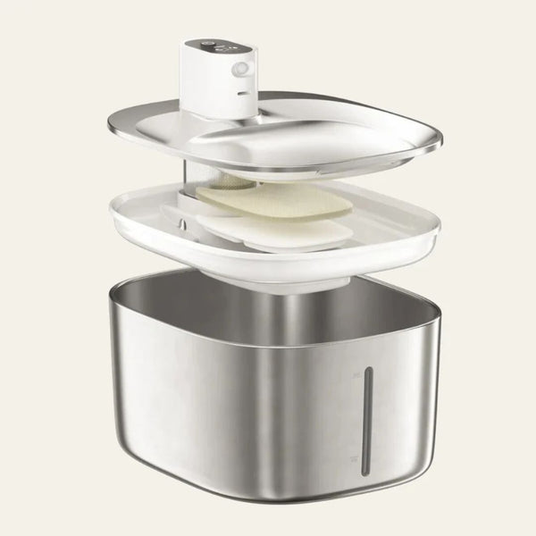 Fontaine à eau chat rechargeable sans fil 4L | SENSIA