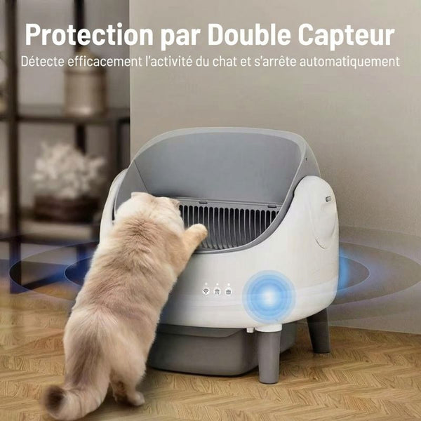 Litière autonettoyante connectée 76L | LUNA